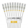 StarTech.com plonas Cat6 U/UTP tinklo kabelis RJ45, 1 m, pilkas, 10 vnt. paketas