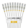 StarTech.com plonas Cat6 U/UTP tinklo kabelis RJ45, 1 m, pilkas, 10 vnt. paketas