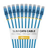 StarTech.com plonas Cat6 U/UTP tinklo kabelis RJ45, 0,25 m, mėlynas, LSZH, 10 vnt. rinkinys