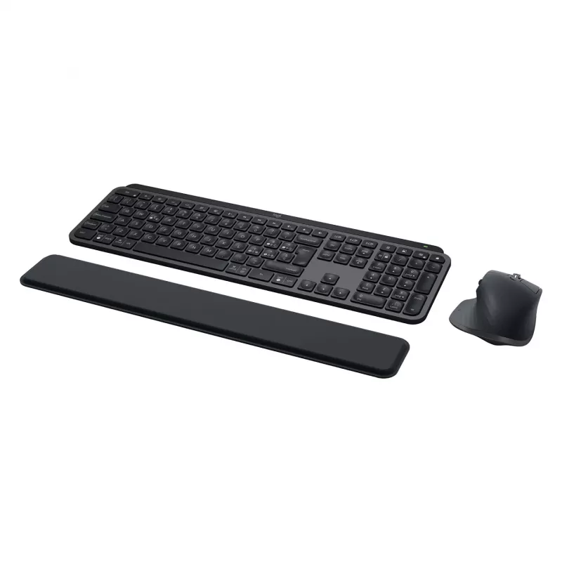 Logitech MX Keys S Combo belaidis klaviatūros ir pelės rinkinys, itališkas išdėstymas, grafito spalvos