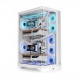 Thermaltake CAPO X Snow pilno bokšto kompiuterio korpusas, baltas