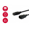 Equip maitinimo laidas IEC C13 į IEC C14, 1,5 m, juodas
