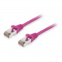 Equip Cat6a S/FTP tinklo kabelis RJ45, 3 m, violetinė, LSZH