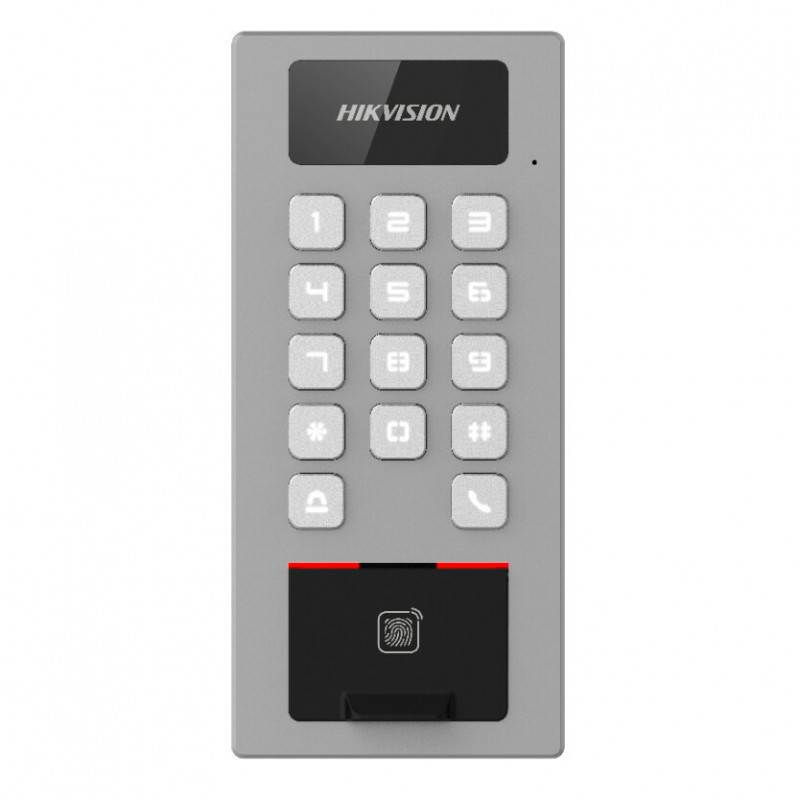 Hikvision DS-K1T502DBFWX prieigos kontrolės skaitytuvas, pilkas