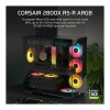 Corsair 2800X RS-R ARGB panoraminio stiklo Micro-ATX kompiuterio korpusas, juodas