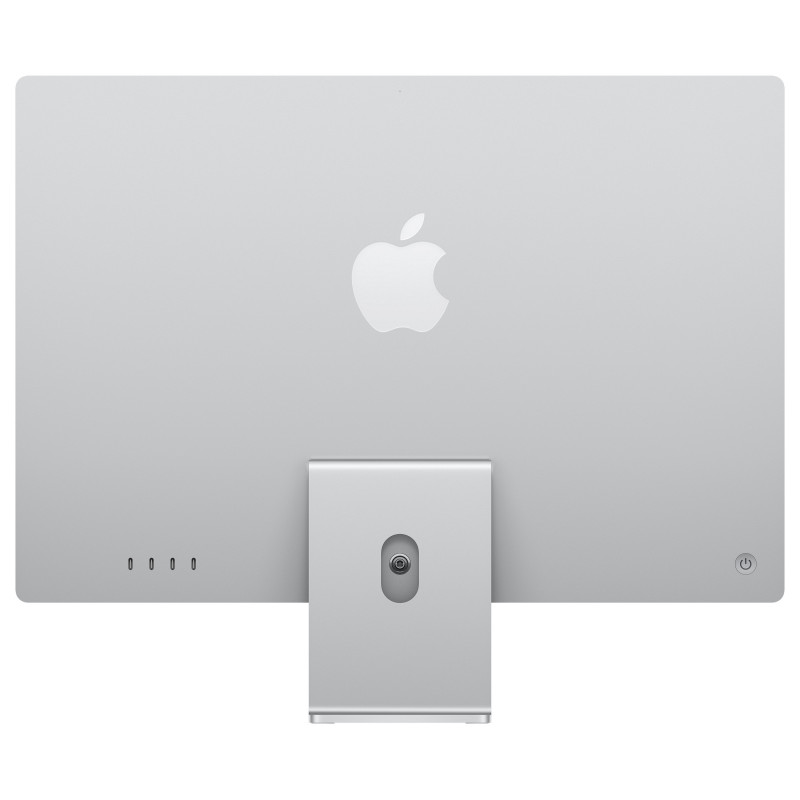 Apple iMac 23,5 inch M4 10 branduolių CPU 10 branduolių GPU 24GB 1TB SSD Standartinis stiklas - Sidabrinis, Gigabit Ethernet, Magic Mouse, Magic Keyboard su Touch ID (vokiška)