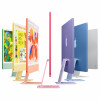 Apple iMac 23,5 inch M4 10 branduolių CPU 10 branduolių GPU 24GB 1TB SSD Standartinis stiklas - Sidabrinis, Gigabit Ethernet, Magic Mouse, Magic Keyboard su Touch ID (vokiška)