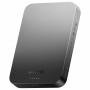 SHARGE AeroMag Air magnetinis belaidis itin plonas power bankas 10000mAh, 15W Qi2, 30W USB-C, juodas
