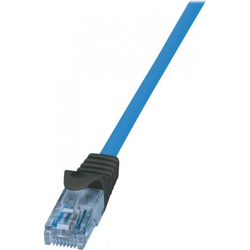 Logilink Cat6a U/UTP tinklo kabelis RJ45, 1 m, mėlynas, LSZH