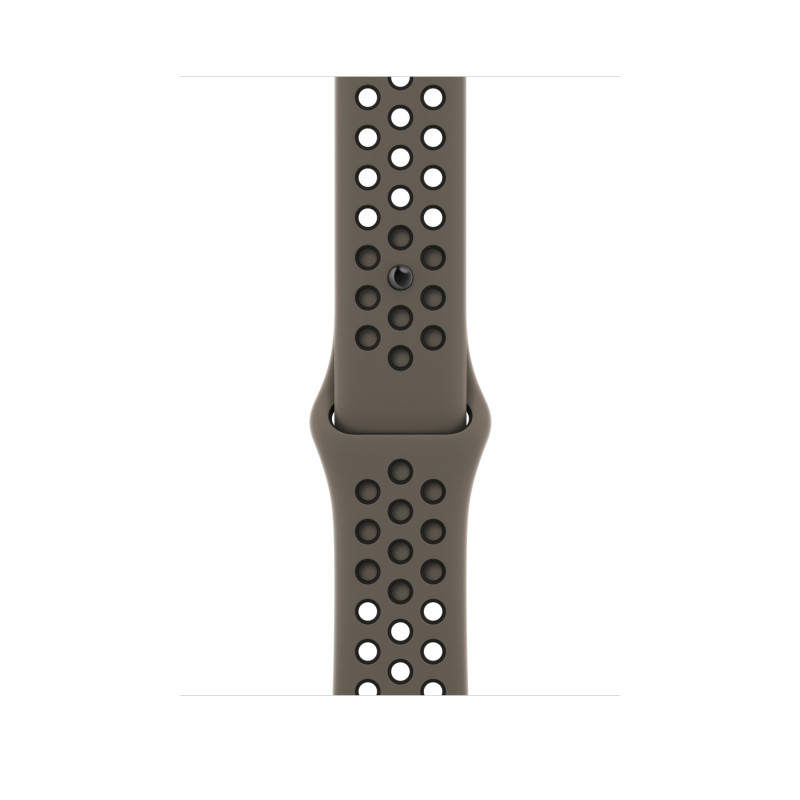 Apple Watch Nike Sport Band 45 mm – alyvuogių pilka/juoda
