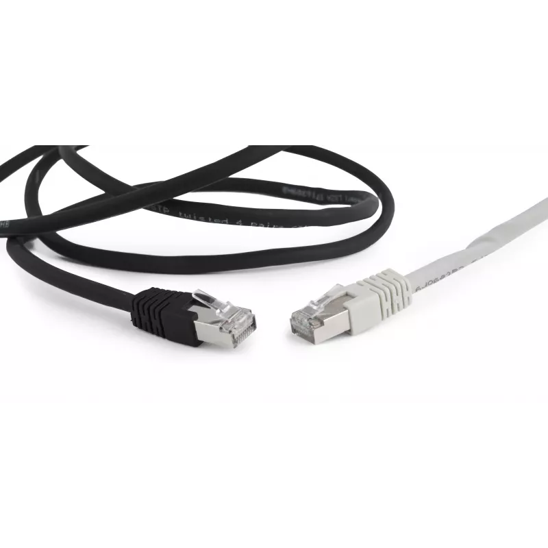 Gembird Cat6a S/FTP tinklo kabelis RJ45, 5 m, juodas, LSZH