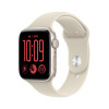 Apple Watch SE 3 GPS 44 mm Starlight aliuminio korpusas su smėlio spalvos sportine apyranke, S/M