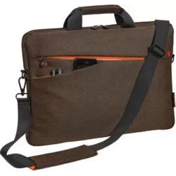 PEDEA Fashion nešiojamojo kompiuterio krepšys 15.6 inch (39.6 cm), rudos spalvos
