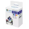 G&G suderinamų rašalo kasečių rinkinys, skirtas Epson T1285 (C13T12854012), juoda/žydra/purpurinė/geltona