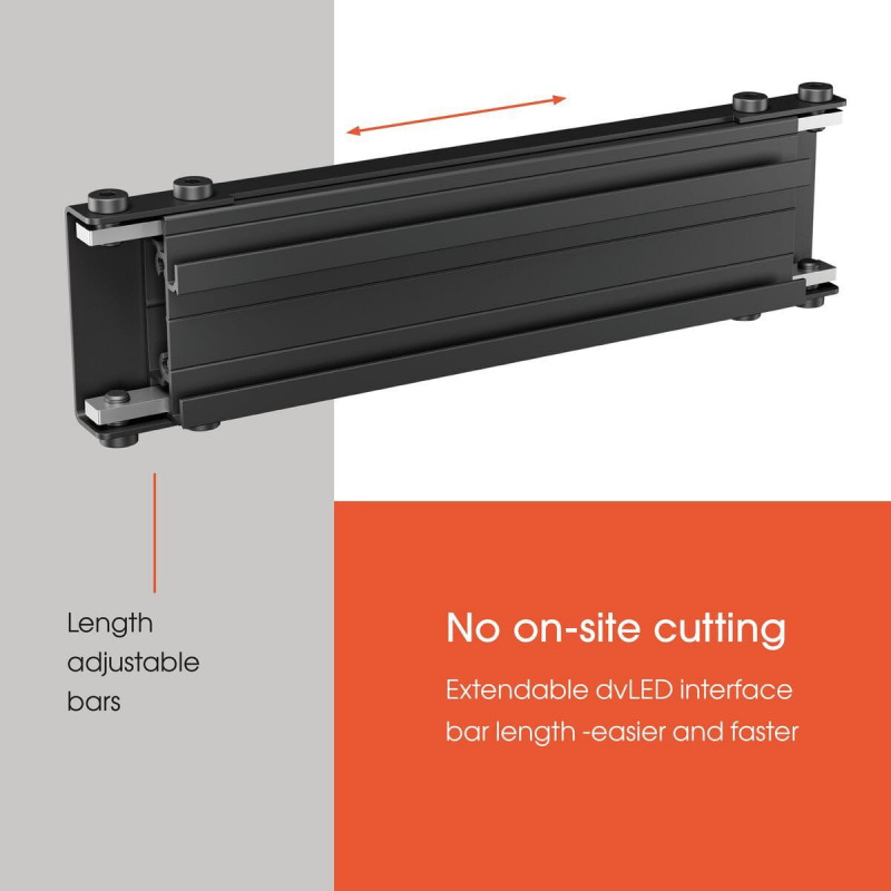 Vogel's INT 8223 dvLED vaizdo sienos laikiklis LG LSBB serijai, juodas