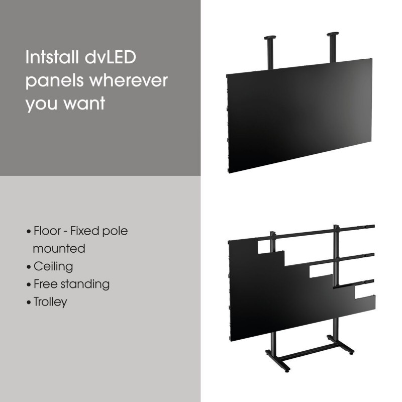 Vogel's INT 8233 dvLED vaizdo sienos laikiklis LG LSCB serijai, juodas