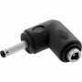InLine® DC adapteris, 3,5 x 1,35 mm, kištukas/lizdas, kampuotas, juodas