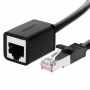 Ugreen Cat6 F/UTP tinklo kabelis RJ45, 0,5 m, juodas