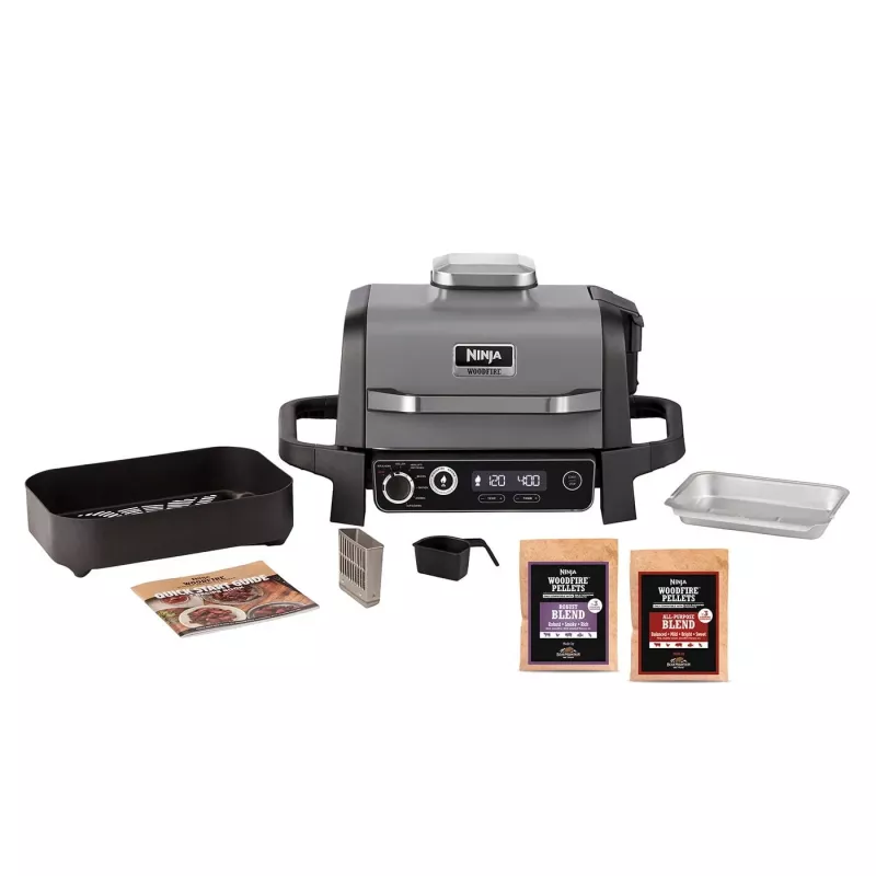 SharkNinja Ninja Woodfire OG701DE - BBQ grilis/rūkykla