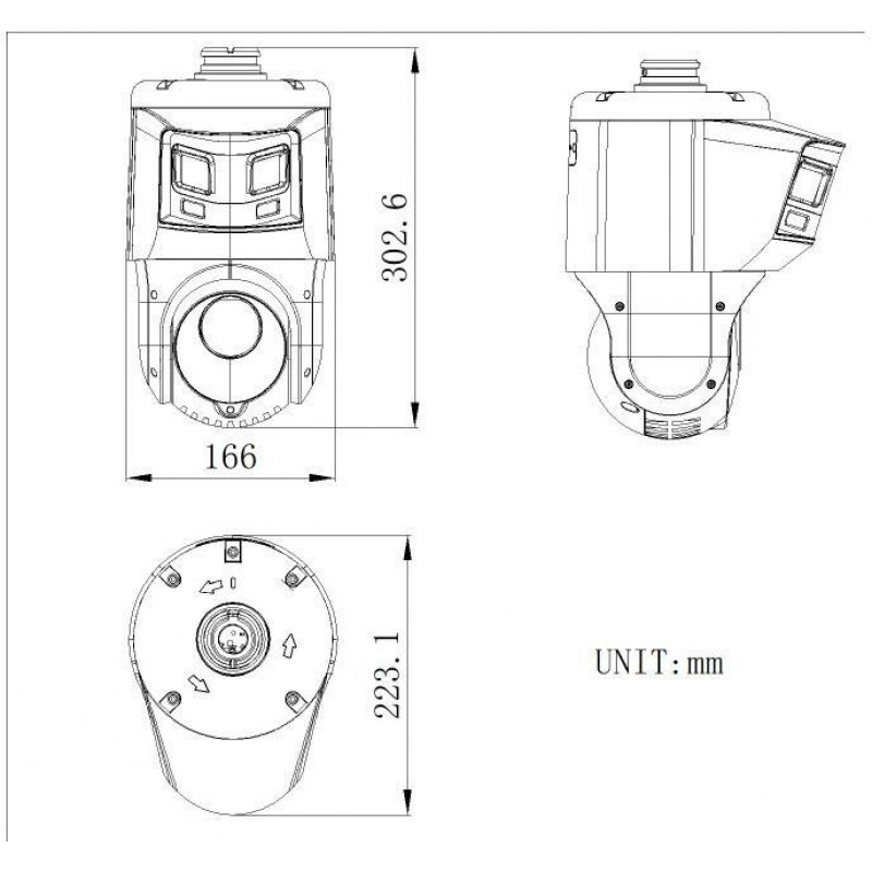 Hikvision DS-2SE4C225MWG-E/26(F0) IP apsaugos kamera
