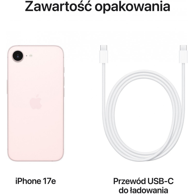 Išmanusis telefonas Apple iPhone 17e 5G 8/512GB Rožinis (MHU34)