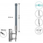 Delock 4G antena SMA kištukas 2 - 3 dBi standi daugiakryptė sieninio ir stiebo tvirtinimo lauko pilka 25 cm (60768)