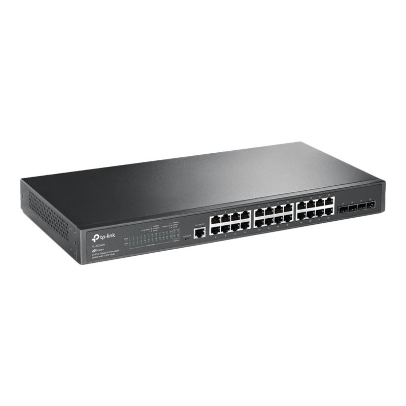 TP-Link Omada SG3428 (JetStream) 24 prievadų gigabitinis komutatorius, 4x SFP, V2.4