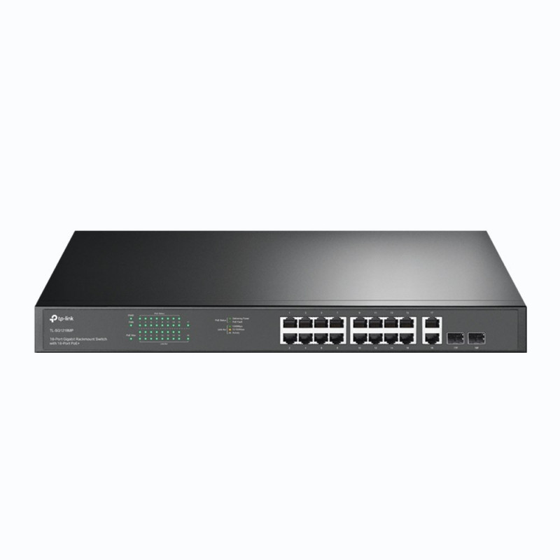 TP-Link komutatorius TL-SG1218MP 18 prievadų Gigabit PoE V5.4