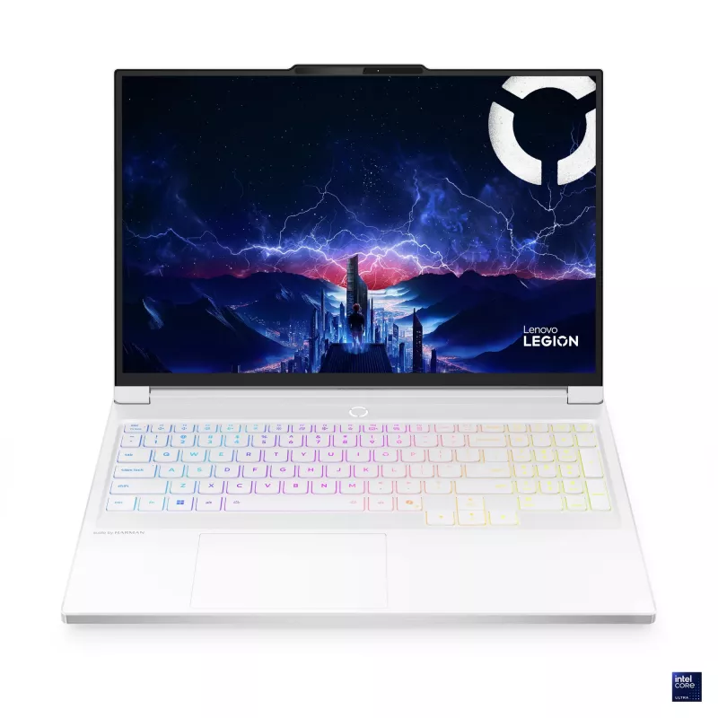 Lenovo Legion 7 16IAX10 16 inch WQXGA OLED nešiojamasis kompiuteris - Intel Core Ultra 9 275HX, 32GB RAM, 1TB SSD, NVIDIA GeForce RTX 5060 8GB, Windows 11 Home, Glacier White