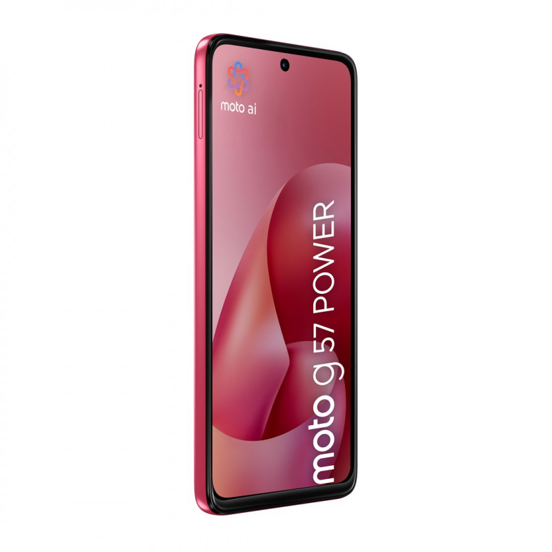 Motorola moto g57 power 5G išmanusis telefonas 12GB/256GB, 6,72 inch, 7000 mAh, Dual SIM, Android 16, rožinis