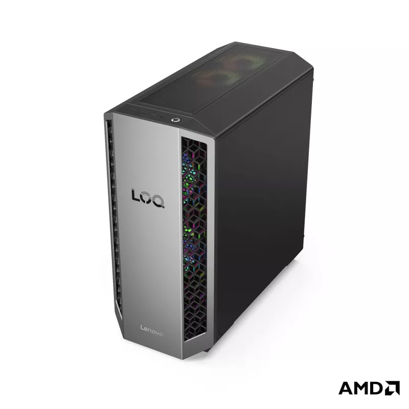 Lenovo LOQ Tower 26ADR10 stalinis kompiuteris – AMD Ryzen 7 8745HX, 32GB RAM, 1TB SSD, NVIDIA GeForce RTX 5050 8GB, Windows 11 Home