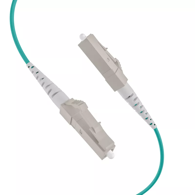 EFB-Elektronik OM3 magistralinis kabelis U-DQ(ZN)BH, 4 skaidulos, 1x4 LC–LC, 30 m, Dca, LSZH (O8303S30OM3)