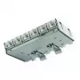 Telegärtner Cat.6A komutacinis skirstytuvas (gilus) DIN bėgiui su TS adapteriu, 6x RJ45 lizdai (J02021A0055)