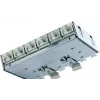 Telegärtner Cat.6A komutacinis skirstytuvas (gilus) DIN bėgiui su TS adapteriu, 6x RJ45 lizdai (J02021A0055)