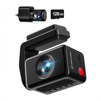 REDTIGER F4 Pro WiFi 4K + 1080p 128GB automobilinis vaizdo registratorius