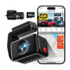 REDTIGER F4 Pro WiFi 4K + 1080p 128GB automobilinis vaizdo registratorius