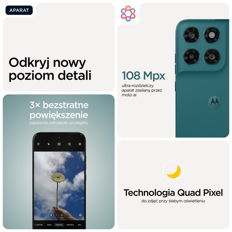 Motorola moto g77 17,3 cm (6,8) Hybrid Dual SIM Android 16.0 5G USB Type-C 8 GB 128 GB 5200 mAh Žalias išmanusis telefonas