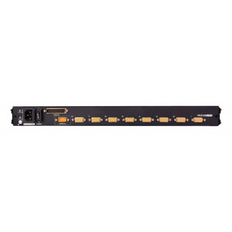 ATEN CL5708M 8 portų 17 inch LCD KVMP komutatorius, Nordic