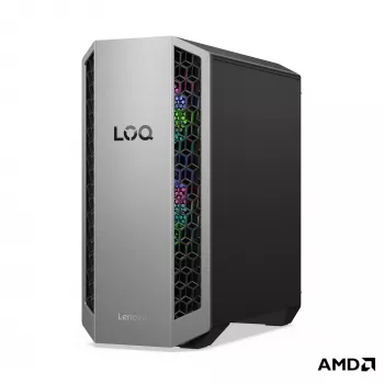 Lenovo LOQ Tower 26ADR10 stalinis kompiuteris - AMD Ryzen 7 8745HX, 16GB RAM, 512GB SSD, NVIDIA GeForce RTX 5050 8GB, Windows 11 Home