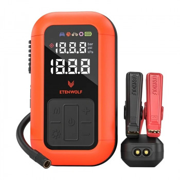 Etenwolf X6 Pro Max akumuliatorinis padangų pripūtimo kompresorius, 11,03 bar, 12 000 mAh