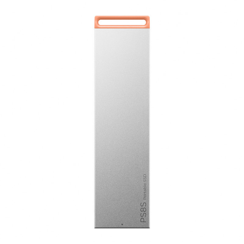 Lenovo PS8S 2TB nešiojamas išorinis SSD, USB 3.2 Gen 2, USB-C, vėsiai pilkas (4XB1T88413)