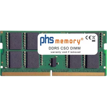 PHS-memory 32GB RAM atmintis, suderinama su Asus ExpertBook B3406CMA-LY0075X DDR5 CSODIMM 6400MHz PC5-51200S