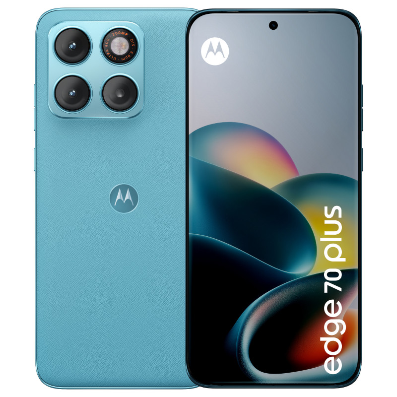 Motorola Edge 70 Plus išmanusis telefonas – 8GB RAM, 256GB, Milky Blue