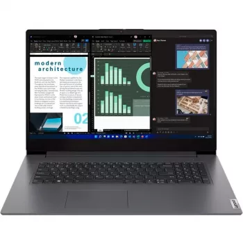 Lenovo V17 G4 IRU 17.3 inch FHD nešiojamasis kompiuteris – Intel procesorius U300, 8GB RAM, 256GB SSD, be OS, vokiška klaviatūra (QWERTZ)