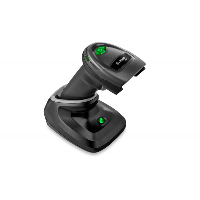 Zebra DS2278-SR brūkšninių kodų skaitytuvas USB rinkinys su pateikimo laikikliu ir ekranuotu USB kabeliu, juodas (DS2278-SR7U2100PRW)
