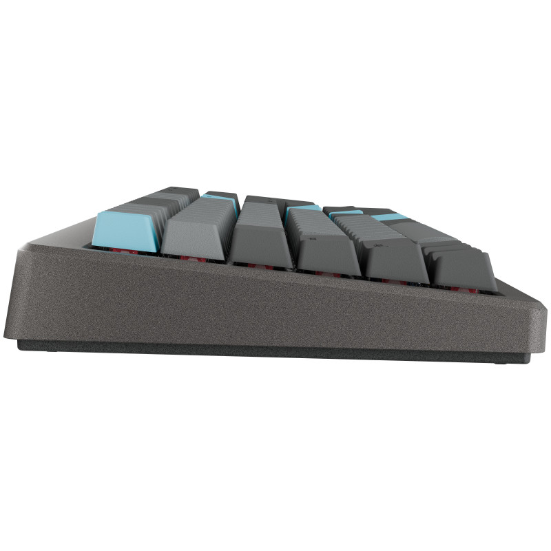 Ducky Cushion 98 žaidimų klaviatūra, 96%, US išdėstymas (ANSI), Shush raudoni jungikliai - Nickel (DKCUS2598-DSUSPHCC3H1)