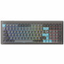 Ducky Cushion 98 žaidimų klaviatūra, 96%, US išdėstymas (ANSI), Shush žali jungikliai - Nickel (DKCUS2598-DDUSPHCC3H1)