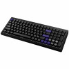 Ducky Cushion 98 žaidimų klaviatūra, 96%, US išdėstymas (ANSI), Shush žali jungikliai - matinė juoda