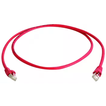 Telegärtner „Snagless“ Cat6a S/FTP komutacinis kabelis RJ45, 10 m, raudonas