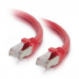 Mercodan Cat6a S/FTP komutacinis kabelis RJ45, 20 m, raudonas